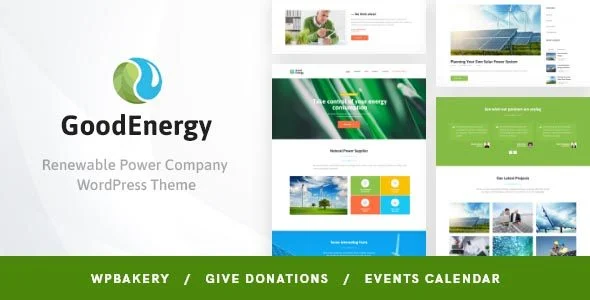 Download Good Energy-ECO theme renewable energy green living sustainable design