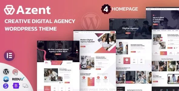 Download Azent Creative Digital Agency Theme - Professional Design - SEO Friendly - Business Growth Marketing