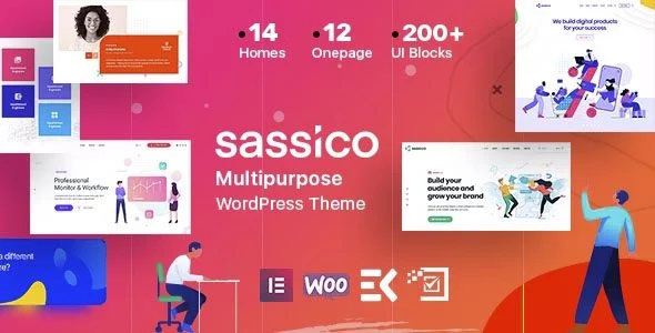 Download Sassico-SaaS startup theme business growth marketing conversion