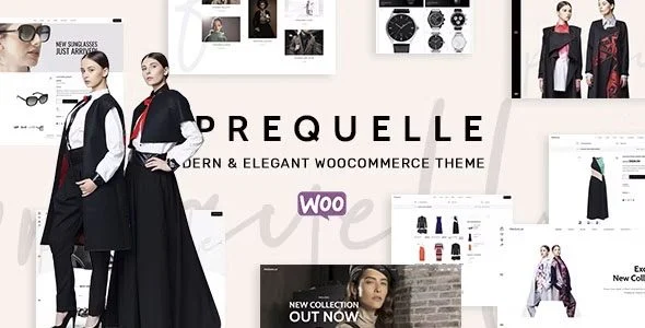 Download Prequelle-Free Elegant Modern WooCommerce Theme Shopify Integration SEO Boost Premium Design