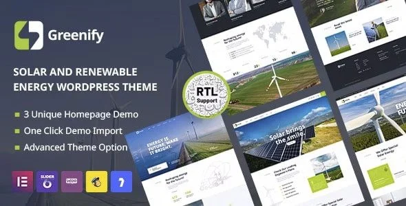 Download Greenify-Solar Renewable Energy WordPress Theme-Eco-Friendly Design-Electricity Saving-Green Living