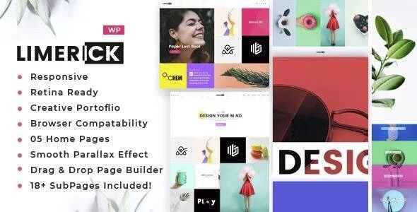 Download Limerick-Modern Portfolio Design Creative Business Aesthetic Freelancer