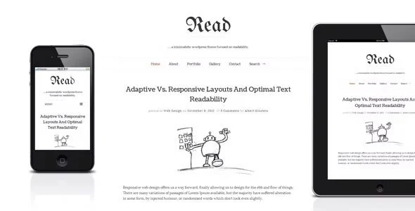 Download Read WP-Minimalist Blog Theme-Responsive Design-SEO Friendly-Easy Customization