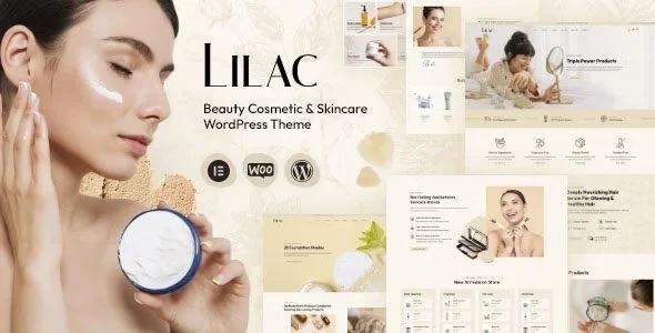 Download Lilac beauty cosmetics shop free premium theme stylish elegant online store e-commerce
