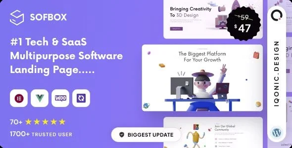 Download Sofbox-Free Premium Tech SaaS Software Landing Page Design