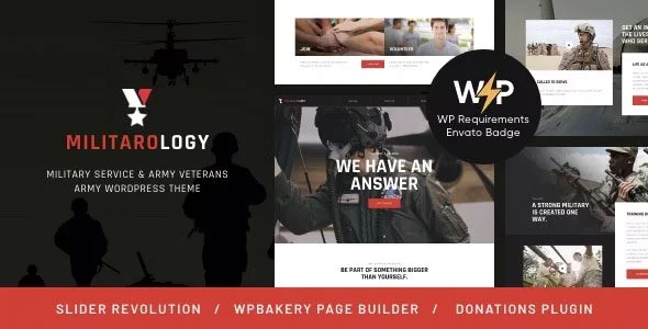 Download Militarology-Military Service Army Veterans Theme -Veterans Responsive Design Premium