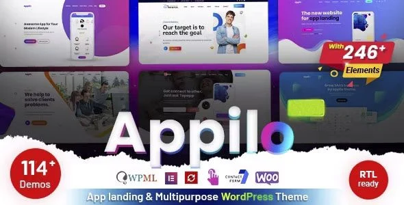 Download Appilo - Modern App Landing Page - Responsive Design Creative Portfolio Professional