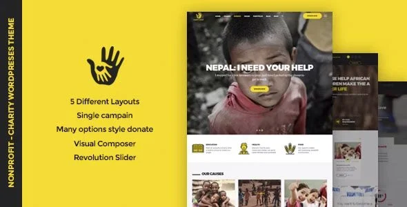 Download CharityHeart Charity Responsive Theme Donations Volunteer Events Fundraising Nonprofit Organizations