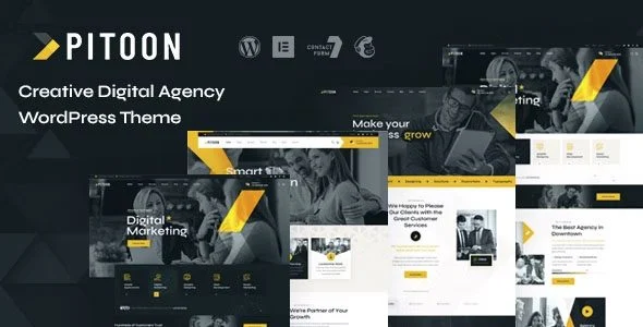 Download Pitoon-Creative Agency-Design Portfolio Business Marketing Free
