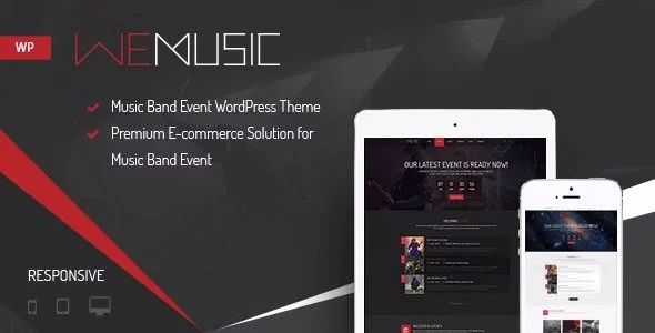 Download WeMusic-Music Band Events-Premium Theme-Concert Venue Booking-Online Tour Promotion