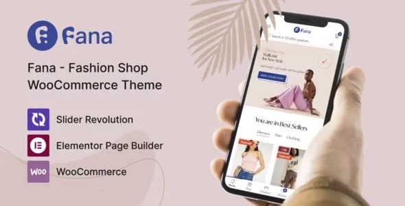 Download Fana Fashion Shop Theme - Modern Design - SEO Ready - E-commerce Ready - Premium Free
