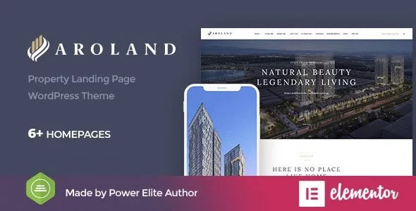 Download Aroland-Free Real Estate Brochure Site Theme-Estate Agent Home Buyers