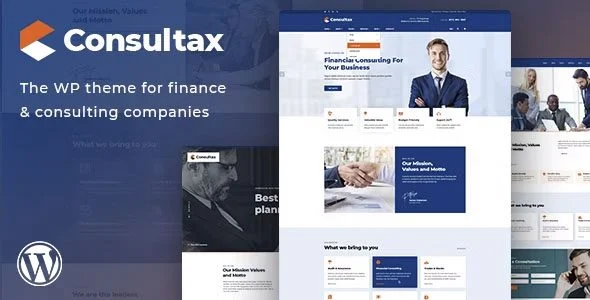 Download Consultax-Premium Financial Consulting Theme Business Management Accounting