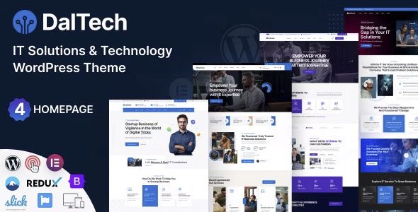 Download Daltech-Professional IT Solutions Theme-Fast Customizable Business Technology
