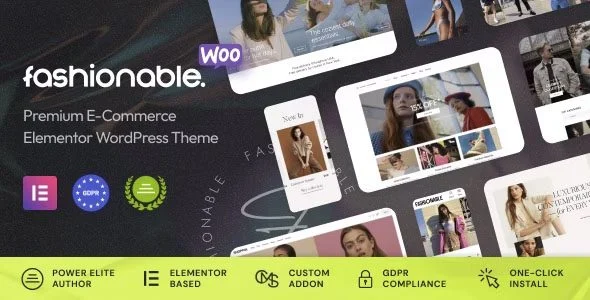 Download Fashionable WooCommerce Theme-Modern Fashion Store-Elegant Stylish Apparel