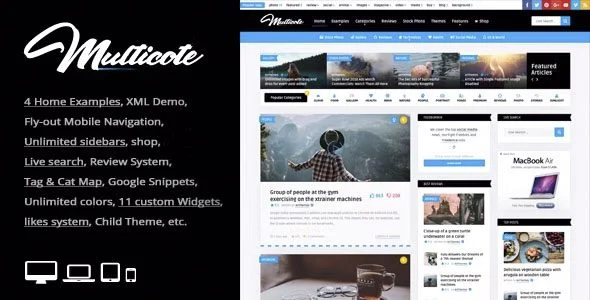 Download Multicote-Premium multipurpose blog e-commerce site design conversion