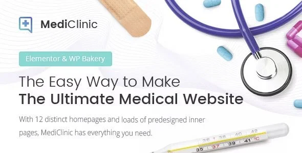 Download MediClinic-Premium Medical Clinic Theme-Responsive Design-SEO Friendly-Online Consultations