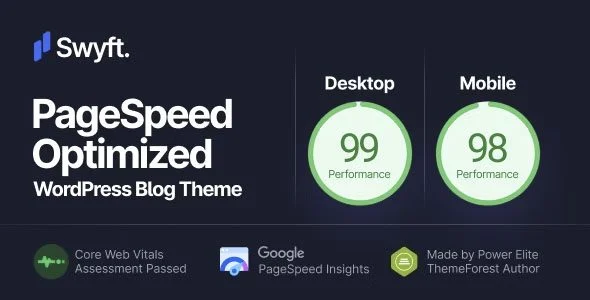 Download Swyft-PageSpeed Optimized Blog Theme SEO Boost Advanced Performance
