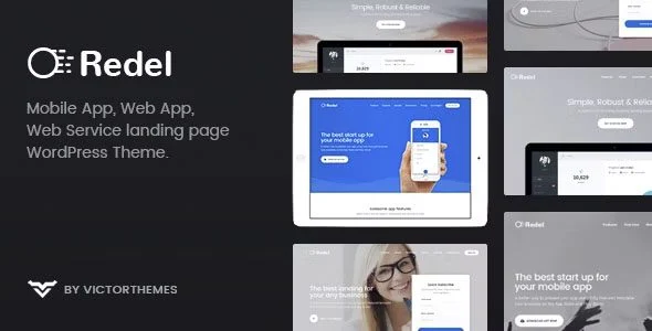 Download Redel-Responsive App Landing Theme-Convert Visitors-Promote Offers-Boost Sales