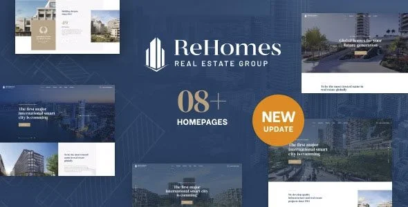 Download Rehomes-Premium Real Estate Group Theme-Property Listings Agent Portal