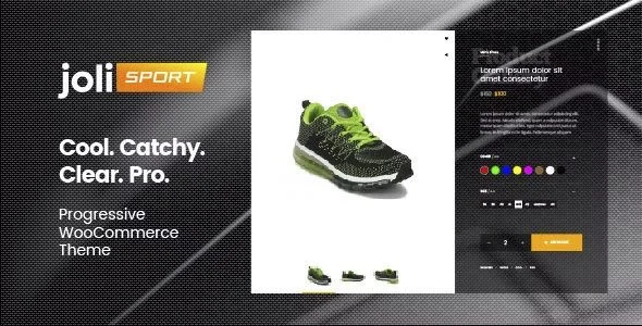 Download Joli-Sport-Full Feature E-commerce Blog Shop Conversion