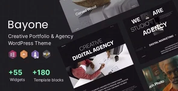 Download Bayone-Creative Agency Portfolio Theme-Professional Design-Modern UI-Business Growth
