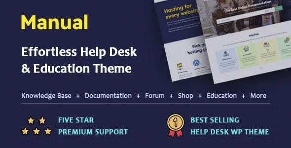 Download Manual Theme-Documentation Knowledge Education Premium