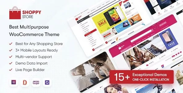 Download ShoppyStore-Premium Multipurpose Elementor WooCommerce Theme 15 Homepages 3 Mobile Layouts
