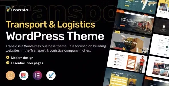 Download Translo-Logistics and Transportation Theme-for Business Shipping Supply Chain