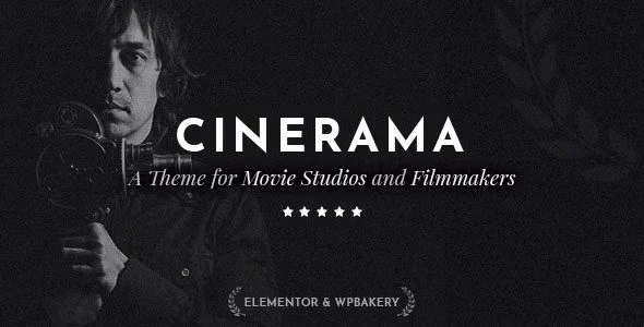 Download Cinerama-Movie Studio Theme-Professional Filmmaker Design-High-Quality Visuals