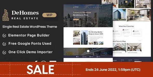 Download Dehomes-Premium Real Estate Home Design Pro Features Modern Luxury Apartments Properties