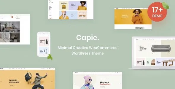 Download Capie Pro -Minimal Creative WooCommerce Theme-Modern Design-Responsive Layout-Free Version