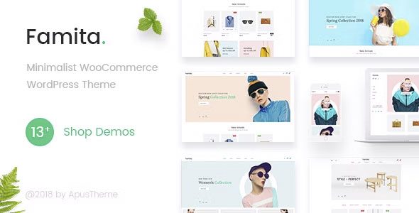Download Famita WooCommerce Elegant Minimalist Store Premium