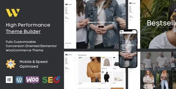 Download Wooma Fashion Ecommerce Elementor Theme - Premium Shop Design - Elegant UI Modern Store