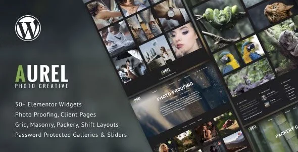 Download Photography Aurel Professional Photo Portfolio Builder User-Friendly Design Modern Aesthetics Free Version