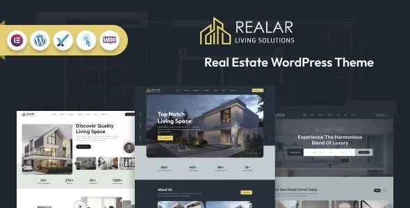 Download Realar-Premium Real Estate Theme-Modern Property Listing-SEO Optimized-Highly Customizable