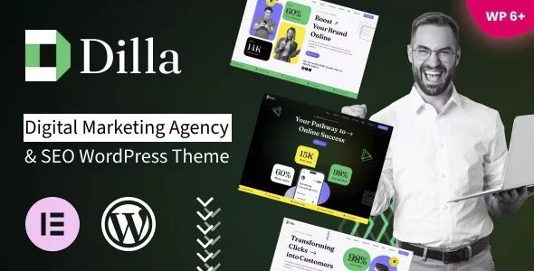 Download Dilla-Digital Marketing Agency SEO Theme for Lead Gen Business Growth