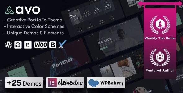 Download Avo-Creative Portfolio Agency Theme-Modern Design-Free Version