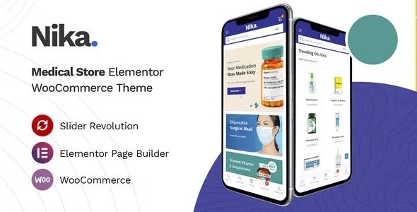 Download Nika Medical Elementor WooCommerce Theme for 2024 - Premium Design & Healthcare Sales Features - SEO Optimization