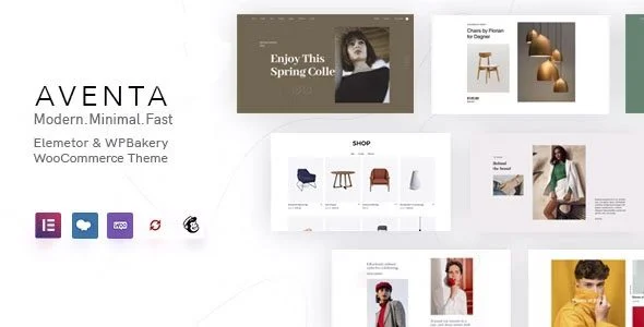 Download Aventa Minimal WooCommerce theme for elegant online stores custom designs SEO friendly premium