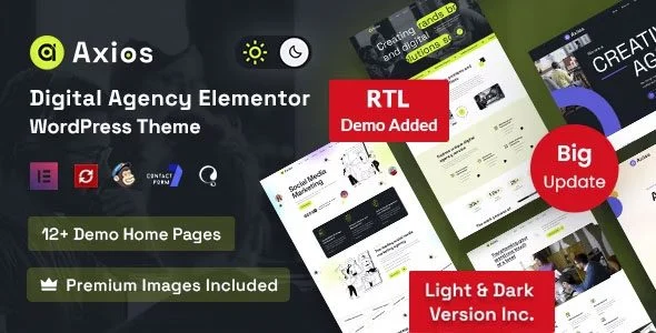 Download Axios Digital Agency Theme-Modern Design-SEO Optimized-FREE Download