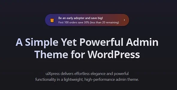 Download uiXpress-Premium Admin Design-User Friendly-Easy Customization-Powerful Features