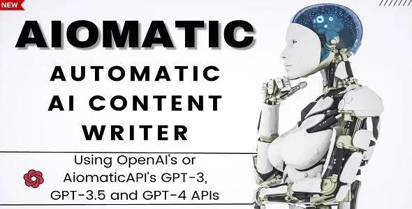 Download Aiomatic-AI Content Writer Editor ChatBot Premium Long-Form AI Writing
