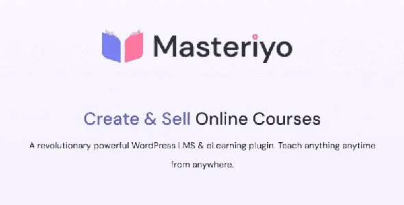Download Masteriyo LMS-Premium eLearning platform-education course management online courses
