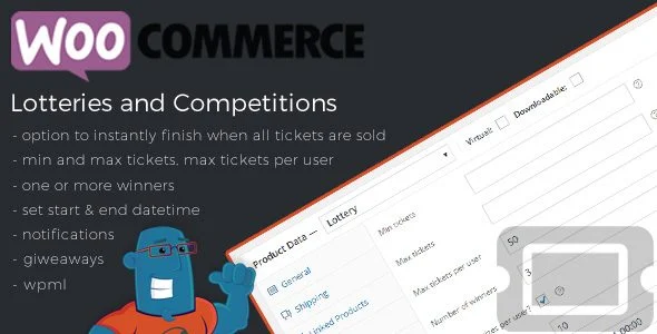 Download WooCommerce Lottery-Competitions Lotteries Promotions Sales Bonus