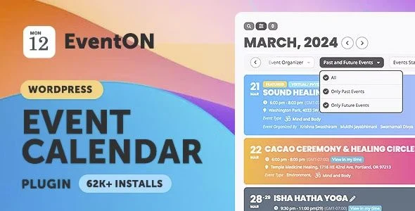 Download EventON-Premium Virtual Event Calendar-Scheduling Registration-Free Download