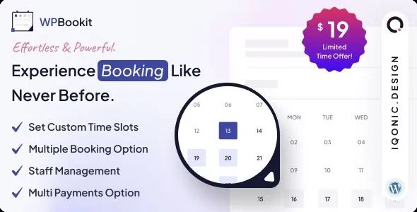 Download WPBookit Pro-Online Appointment Scheduling-Premium Booking System-Local Business Solutions