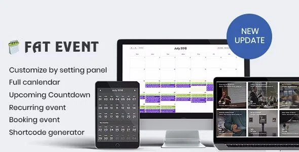 Download FAT Event-Event Calendar Booking-Social Events,Multi-Day,Free Version