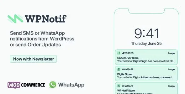 Download WPNotif SMS WhatsApp notifications-enhance customer engagement-free premium