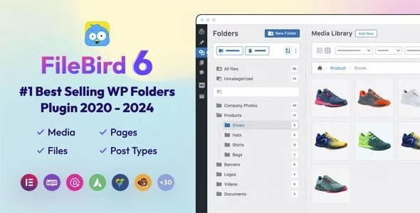 Download FileBird-Organize WordPress Media Library-File Management Storage Organization Free